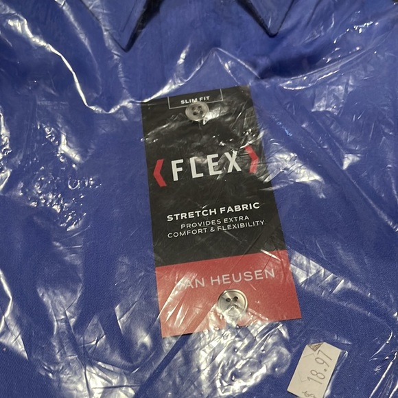 Van Heusen Slim Fit, Stretch, Dress Shirt - Picture 2 of 5